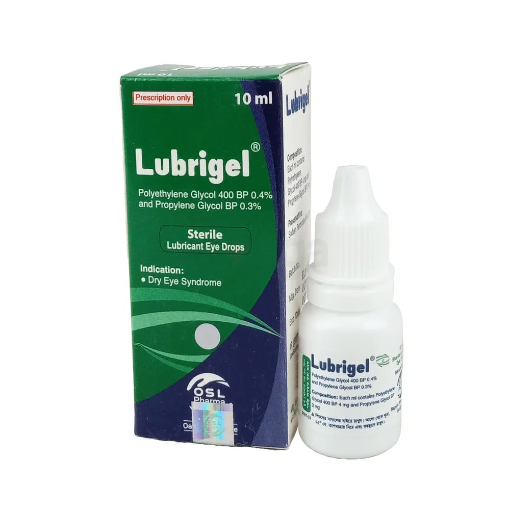 Eye Drop Lubrigel 0.4%+0.3% (10ml)